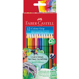 FABER-CASTELL dreikant-buntstifte Colour GRIP, 12er Etui