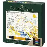FABER-CASTELL tuschestift PITT artist pen dual Marker, 10er
