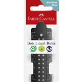 FABER-CASTELL lineal DOTS, 300 mm, farbig sortiert