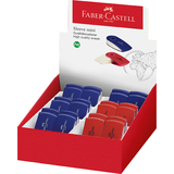 FABER-CASTELL kunststoff-radierer SLEEVE MINI, rot / blau