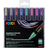 POSCA pigmentmarker PC-5M, 8er Box, farbig sortiert