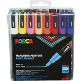 POSCA pigmentmarker PC-3M, 16er Etui, sortiert