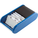 helit visitenkartenbox "the personal", schwarz/blau