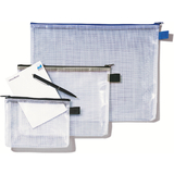 Rexel Reiverschlusstasche mesh Bags, din A5, PVC, schwarz