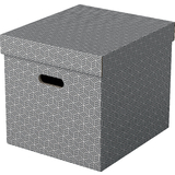 Esselte aufbewahrungsbox Home Cube, 3er Set, grau