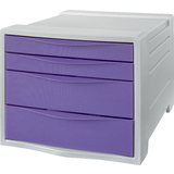 Esselte schubladenbox Colour'Breeze, 4 Schbe, lavendel