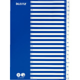 LEITZ Kunststoff-Register, A-Z, A4, 21-teilig, PP, wei