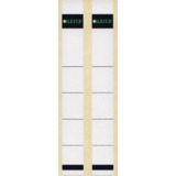 LEITZ Ordnerrcken-Etikett, 23 x 192 mm, kurz, schmal, grau