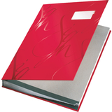 LEITZ unterschriftenmappe Design, 18 Fcher, rot