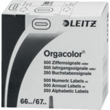 LEITZ ziffernsignal Orgacolor "0", auf Rolle, wei