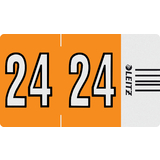 LEITZ jahressignal Orgacolor "24", auf Streifen, orange