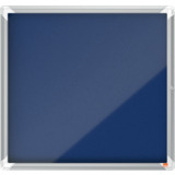 nobo schaukasten Premium Plus, Filz-Rckwand, 6 x A4, blau