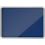 nobo schaukasten Premium Plus, Filz-Rckwand, 8 x A4, blau