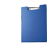 MAUL klemmbrett-mappe mit Folienberzug, din A4, blau