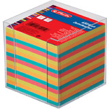 herlitz Zettelbox, Kunststoff, 90 x 90 mm, glasklar
