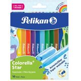 Pelikan fasermaler colorella star, 10er Kartonetui