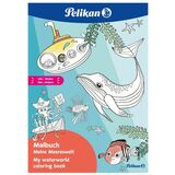 Pelikan malbuch "Meine Meereswelt", din A4, inkl. Sticker