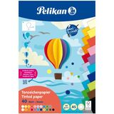 Pelikan Tonpapierblock, din A5, 40 Blatt, farbig sortiert