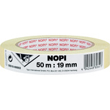 NOPI maler Krepp Papierabdeckband, 19 mm x 50 m, beige