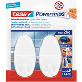 tesa powerstrips Haken large Oval, weiss