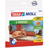 tesa moll CLASSIC e-profil Gummidichtung, braun, 9 mm x 10 m