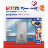 tesa powerstrips Haken large Metall, rechteckig