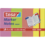 tesa marker Notes Haftmarker, Neonfarben, 50 x 20 mm