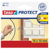 tesa protect Schutzpuffer, quadratisch, 10 x 10 mm, wei