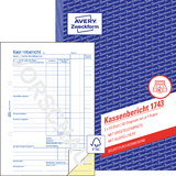 AVERY zweckform Formularbuch Kassenbericht, SD, din A5