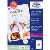 AVERY zweckform Premium colour Laser Foto-Papier, 200 g/qm