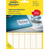 AVERY zweckform Vielzweck-Etiketten, 50 x 19 mm, wei, FP