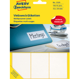 AVERY zweckform Vielzweck-Etiketten, 76 x 39 mm, wei, FP