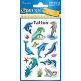 ZDesign kids Kinder-Tattoos "Delfine", bunt