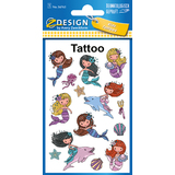 ZDesign kids Kinder-Tattoos "Meerjungfrau", bunt