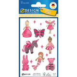 AVERY zweckform ZDesign kids Papier-Sticker, rosa