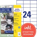 AVERY zweckform Universal-Etiketten Office&Home, 70 x 36 mm