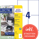 AVERY zweckform Universal-Etiketten Office&Home, 105 x 148mm