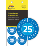 AVERY zweckform Prfplaketten, 2025, NoPeel, blau, 30 mm