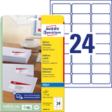 AVERY zweckform Inkjet Adress-Etiketten, 63,5 x 33,9 mm