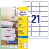 AVERY zweckform Inkjet Adress-Etiketten, 63,5 x 38,1 mm