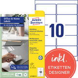 AVERY zweckform Universal-Etiketten, 96 x 50,8 mm, wei