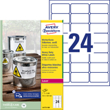 AVERY zweckform wetterfeste Etiketten, 63,5 x 33,9 mm