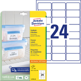 AVERY zweckform Tiefkhl-Etiketten, 63,5 x 33,9 mm, wei