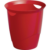 DURABLE papierkorb TREND, 16 Liter, rund, rot