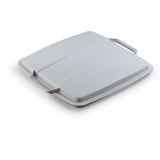 DURABLE deckel DURABIN lid 90, quadratisch, grau