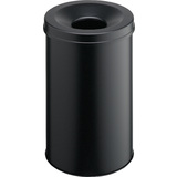 DURABLE papierkorb SAFE, rund, 30 Liter, schwarz