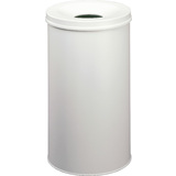 DURABLE papierkorb SAFE, rund, 60 Liter, grau