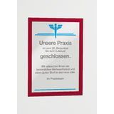 DURABLE magnetrahmen DURAFRAME, din A4, rot, Gropackung