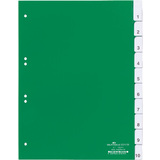 DURABLE Kunststoff-Register, PP, Strke: 0,12 mm, 10-teilig