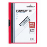 DURABLE klemmhefter DURACLIP original 30, din A4, rot